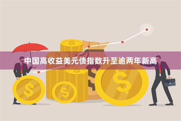 中国高收益美元债指数升至逾两年新高