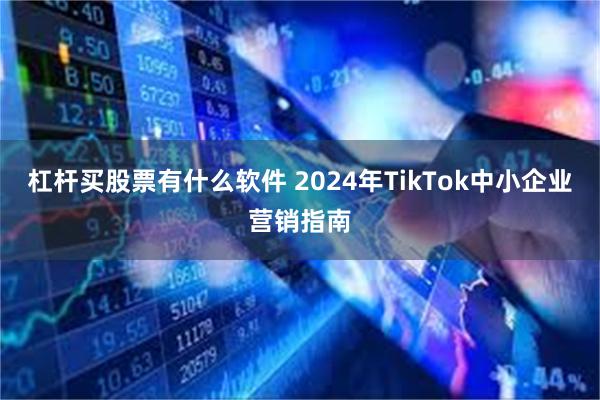 杠杆买股票有什么软件 2024年TikTok中小企业营销指南