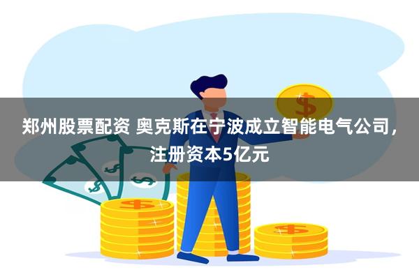 郑州股票配资 奥克斯在宁波成立智能电气公司，注册资本5亿元