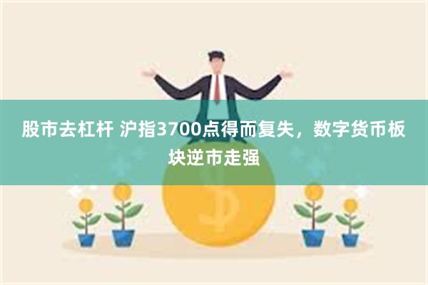 股市去杠杆 沪指3700点得而复失，数字货币板块逆市走强