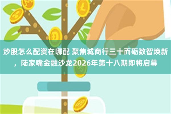 炒股怎么配资在哪配 聚焦城商行三十而砺数智焕新，陆家嘴金融沙龙2026年第十八期即将启幕