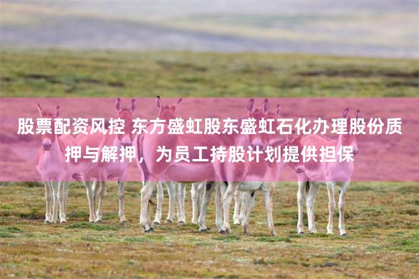 股票配资风控 东方盛虹股东盛虹石化办理股份质押与解押，为员工持股计划提供担保