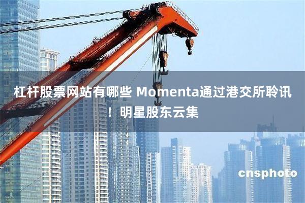 杠杆股票网站有哪些 Momenta通过港交所聆讯！明星股东云集
