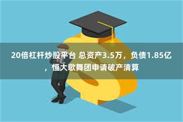 20倍杠杆炒股平台 总资产3.5万，负债1.85亿，恒大歌舞团申请破产清算