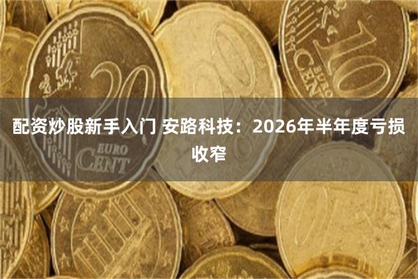 配资炒股新手入门 安路科技：2026年半年度亏损收窄