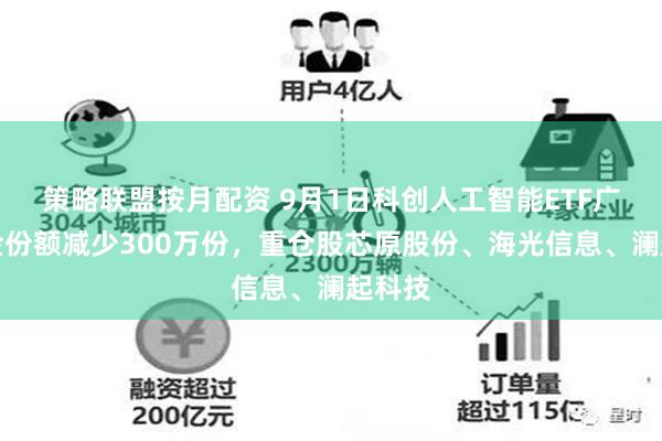 策略联盟按月配资 9月1日科创人工智能ETF广发基金份额减少300万份,重仓股芯原股份、海光信息、澜起科技